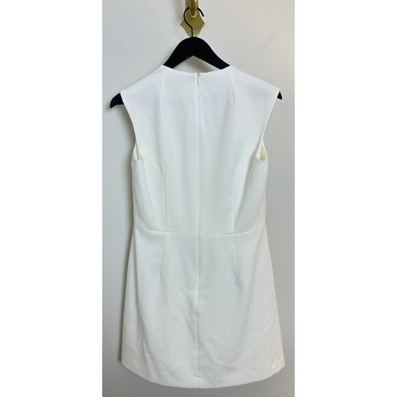 FRENCH CONNECTION Ruth Whisper A-Line Dress in Summer White Size US 10 - Picture 7 of 12